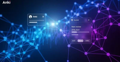 間隔反復学習の認知科学！Anki×Quizletで記憶定着率を62%まで引き上げる最新メソッド