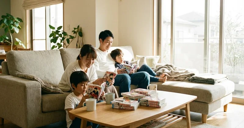 家族の漫画時間！3ヶ月で子供と一緒に読んだ名作リスト【反応がよかった10冊】