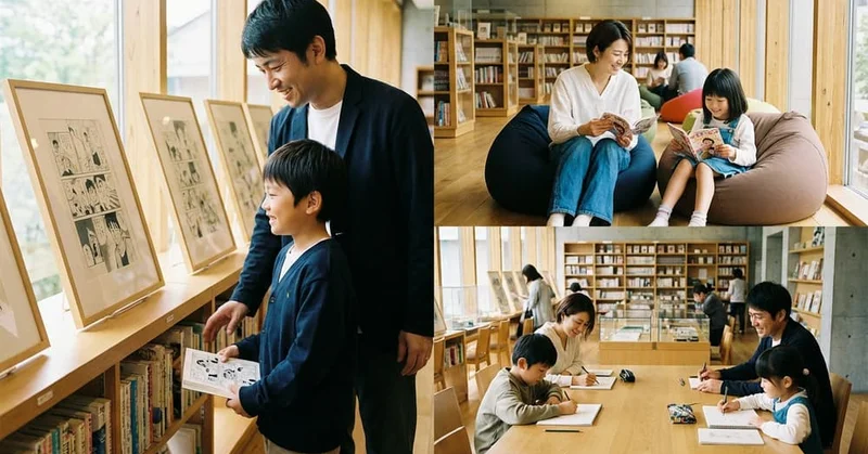家族で行く漫画ミュージアム！子供と楽しむ漫画文化体験【展示・原画・体験】