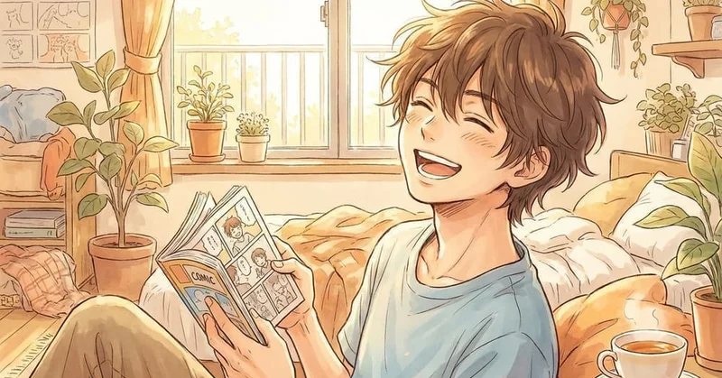 笑いと免疫力の健康科学！ユーモア効果エビデンスで読むギャグ漫画5選
