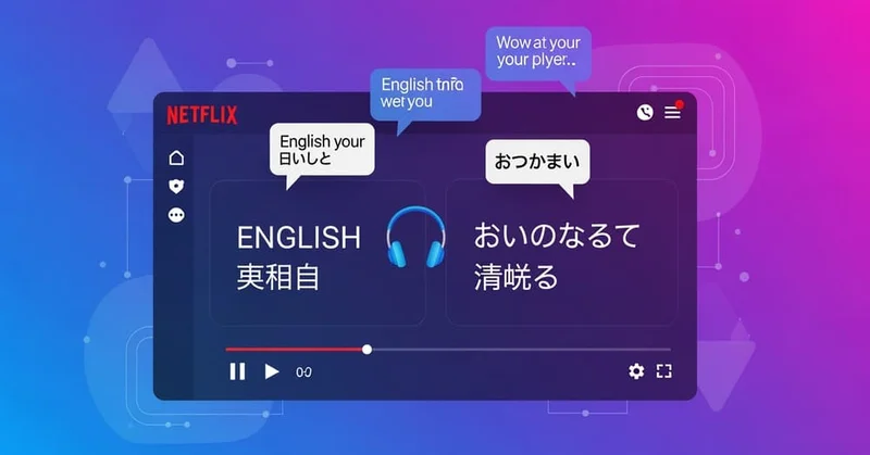 Netflix英語学習法!28歳が3ヶ月で実践した同時字幕×区間リピート活用術