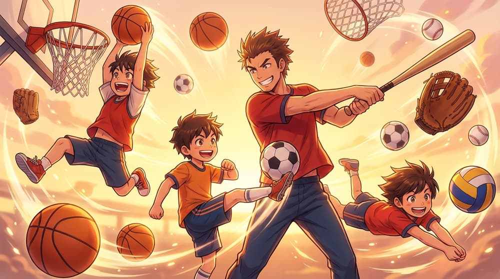 子供を運動好きにするスポーツ漫画おすすめ20選【競技別・入門名作ガイド】